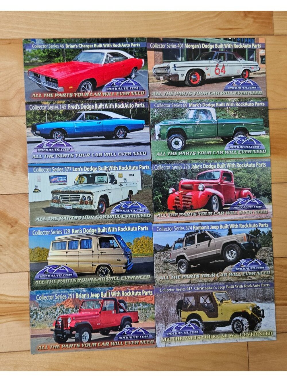 10 pc ROCKAUTO MAGNET LOT